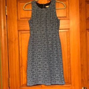 ny&co light blue lace dress w dark blue undertones